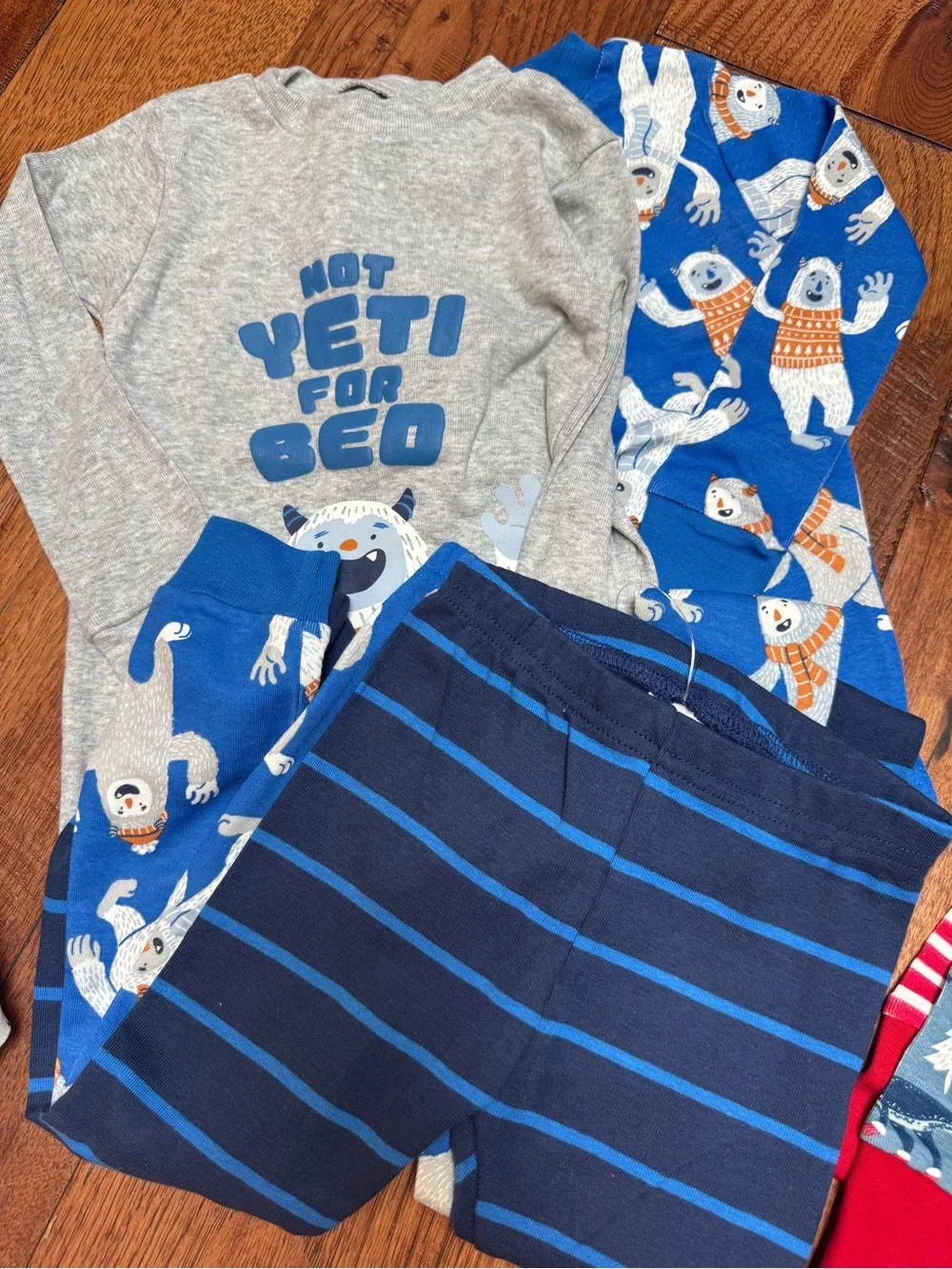 Carter's Kids Pajama Set - Blue, Gray, Red